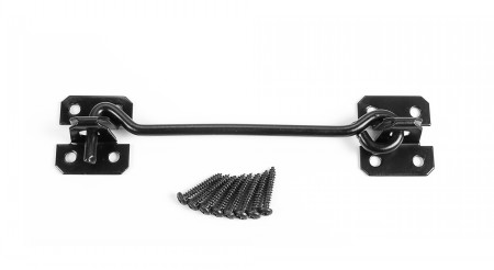 6" Cabin Hook Black